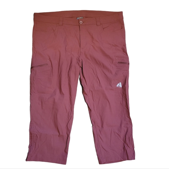 Eddie Bauer First Ascent Rose colored Ankle Capris Sz 16 - Picture 14 of 14